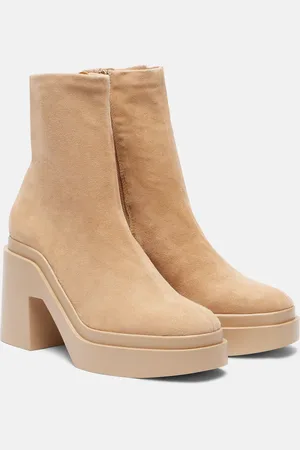 Robert Clergerie Nina suede platform ankle boots