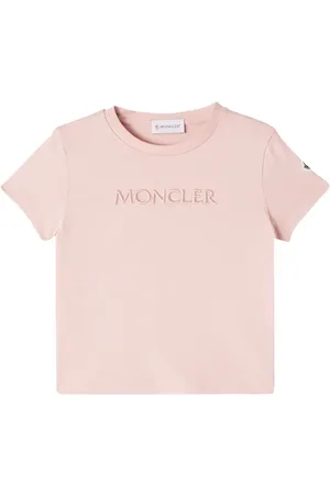 Moncler Logo embroidered cotton jersey T-shirt