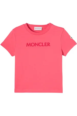 Moncler Logo embroidered cotton jersey T-shirt