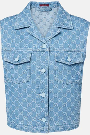 Gucci GG denim vest