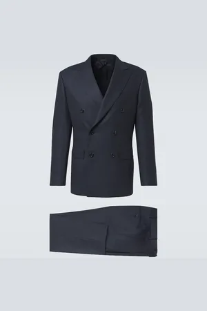 BRIONI Herringbone wool flannel suit