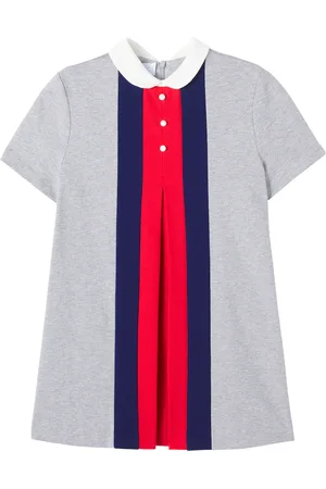 Gucci Web Stripe cotton jersey dress