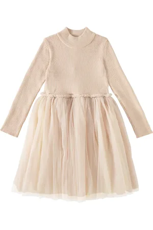Donsje Lotus tulle and wool-blend dress
