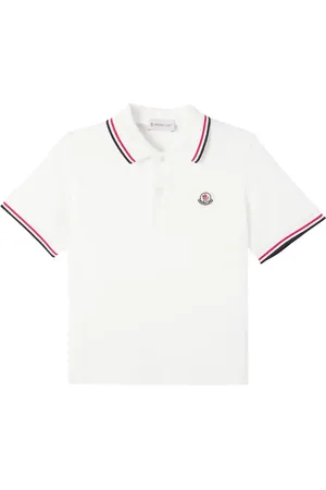 Moncler Logo cotton piquÃ© polo shirt