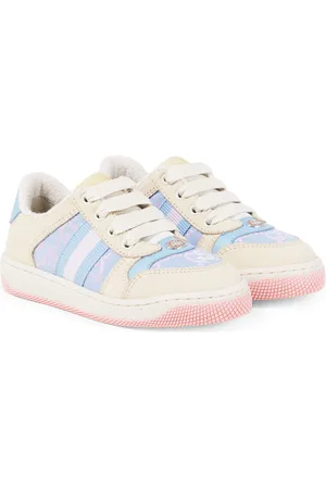 Gucci Screener GG leather-trimmed sneakers