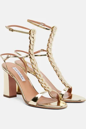 Aquazzura Destiny Gladiator 85 leather sandals
