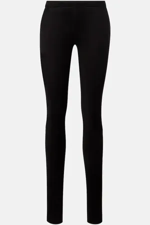 Stouls Carolyn mid-rise suede leggings