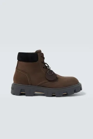 Moncler Peak City leather hiking boots