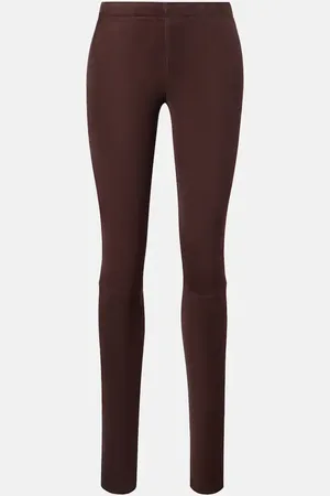 Stouls Carolyn mid-rise suede leggings