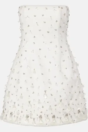 Simkhai Bridal Yasmin embellished minidress