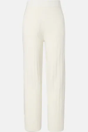 Max Mara Jardin ribbed-knit cashmere sweatpants
