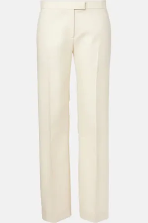 Khaite Callen wool and silk straight pants