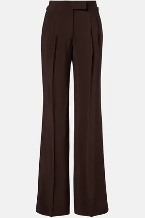 Tom Ford Pleated high-rise wide-leg pants