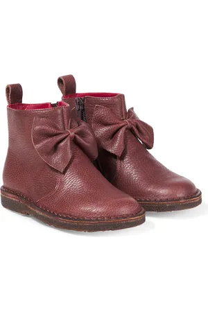 PèPè PÃ¨PÃ¨ Kava bow-detail leather boots