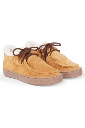 PèPè PÃ¨PÃ¨ Shearling-lined suede boots