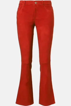 Stouls Dean 22 low-rise suede flared pants