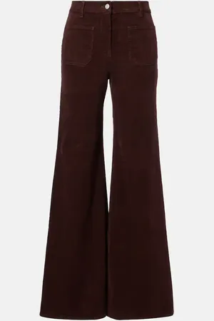 NILI LOTAN Florence corduroy wide-leg pants