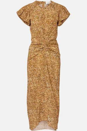 Isabel Marant Terena printed silk-blend midi dress
