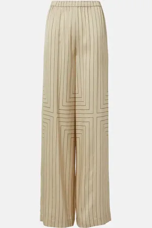 Joseph Hulin silk-blend wide-leg pants