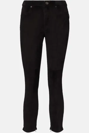 Isabel Marant Dorothea suede slim pants