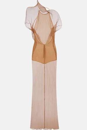 MAGDA BUTRYM Sheer silk organza gown