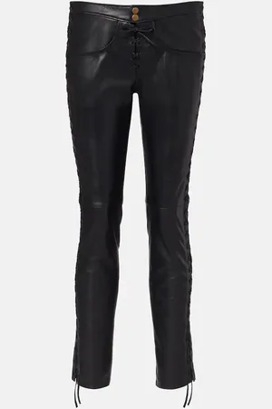 Isabel Marant Cyerra low-rise leather pants