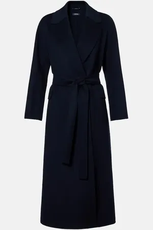 Max Mara Belted virgin wool coat