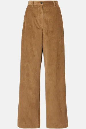 Miu Miu Cotton corduroy wide-leg pants