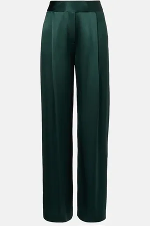 The Sei Silk satin wide-leg pants