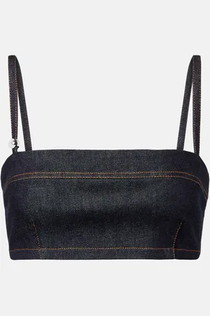 Jacquemus Bisou De-NÃ®mes denim bra top