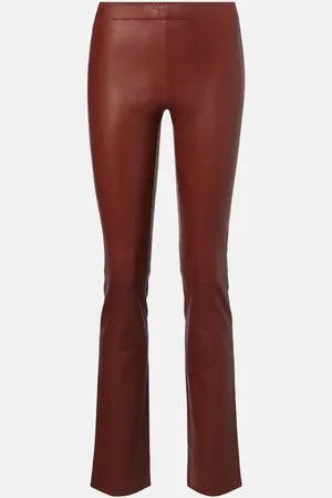 Stouls JP Long leather flared pants