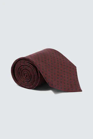 Dunhill Printed silk tie