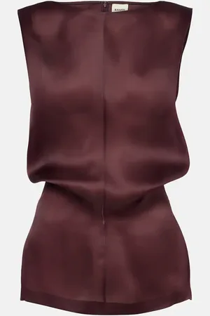 Khaite Toma silk minidress