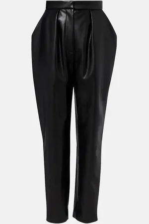 Balmain Faux leather tapered pants