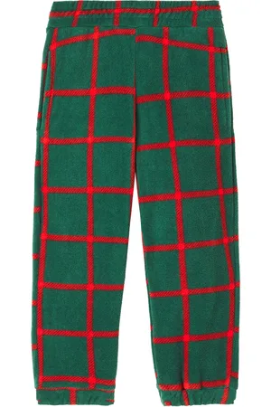 Mini Rodini Checked fleece sweatpants