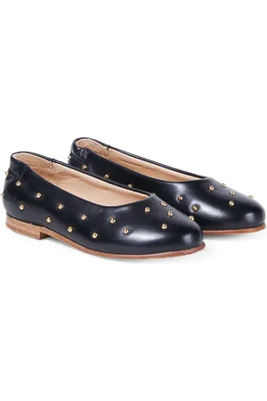 Chloé ChloÃ© Kids Embellished leather ballet flats