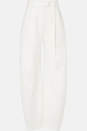 Brunello Cucinelli Cotton barrel-leg pants