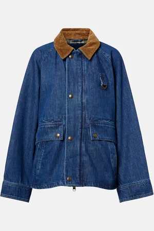 Ralph Lauren Corduroy-trimmed denim jacket