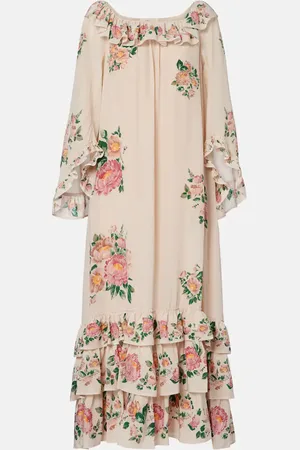 Chloé ChloÃ© Floral silk crÃªpe de chine maxi dress
