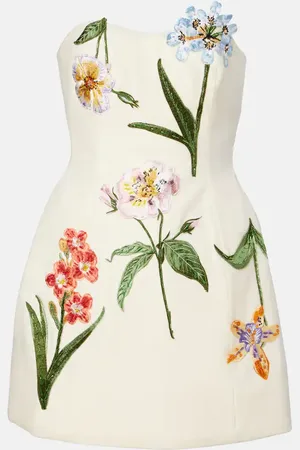 LEO LIN Rosario floral minidress