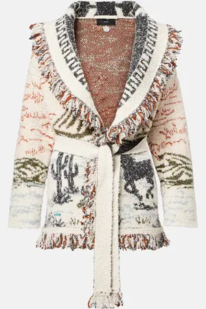 Alanui Sunset Riders wool and cotton-blend cardigan