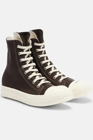Rick Owens Sneaks canvas high-top sneakers