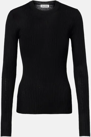 Jil Sander Ribbed-knit silk sweater