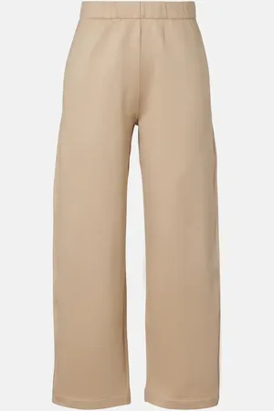 Max Mara Filovia silk and cotton wide-leg pants