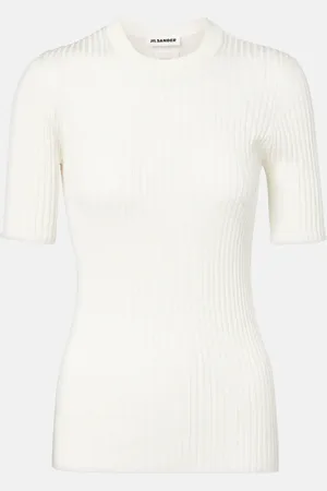 Jil Sander Ribbed-knit silk sweater