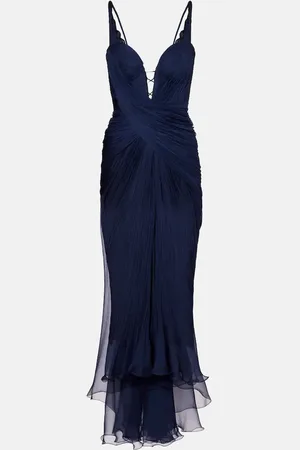 MARIA LUCIA HOHAN Corinna draped silk gown