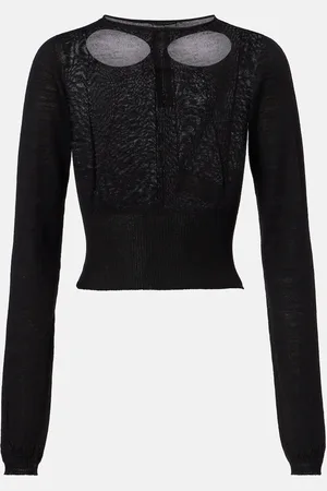Rick Owens Cutout virgin wool sweater