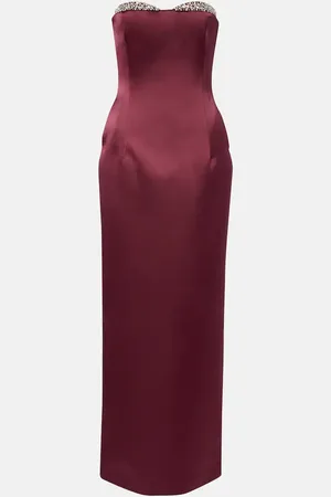 Ilkyaz Ozel NoÃ©lie embellished satin gown