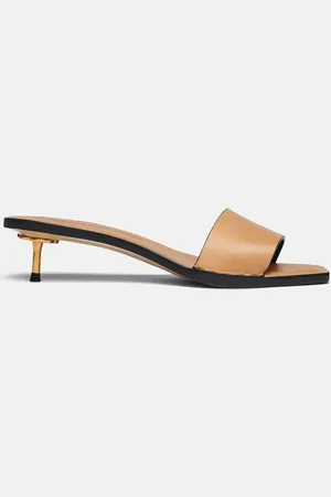Nanushka Ibiron - Leather Sandals - Natural Tan