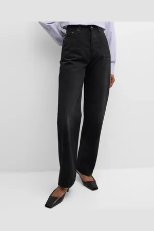 Totême Mid-Rise Twisted Seam Straight-Leg Jeans